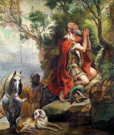 La preghiera di Gedeone, cartone per un arazzo da Jacob Jordaens